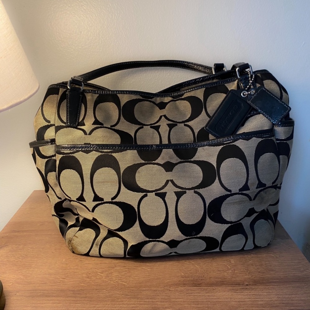 Authentic Coach Diaper Bag